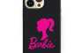 Silikonska crna maskica za mobitel - Pink Barbie - babe62 226147