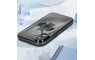 Kromirana prozirna maskica za iPhone 17 - Crna 254456