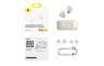 Baseus Bluetooth Slušalice TWS E18 - Bijele 249242