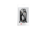 Silikonska Prozirna Anti-Shock Maskica s Vezicom za Galaxy S21 - Crna 151000