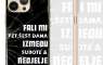 Silikonska Maskica za mobitel - ''Fali mi'' - CS11 237971
