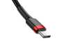 Baseus Cafule pleteni Type C na Type C Data kabel 2M - Crno-Crveni 129718
