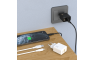 Dudao GaN zidni punjač 2.4A – USB + Lightning kabel – bijeli 264678