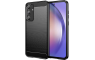 Silikonska Carbon Maskica za Samsung Galaxy A55 - Crna 231315