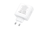 HOCO zidni strujni adapter PD QC GaN - 1x USB - 2x Type C utor (65W) - bijeli 247198