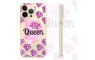 Silikonska Maskica za mobitel - "Queen" ružičasta - HR16 237888