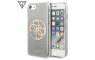 GUESS Glitter 4G Circle Maskica za iPhone 7 / 8 / SE 2020 – Srebrna 108669