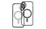 MagSafe Prozirna Silikonska maskica sa crnim rubovima za iPhone 16 Plus 245379