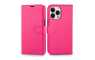 Preklopna maskica za iPhone 14 Pro - Tamno roza 222650