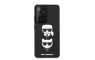 Karl Lagerfeld Hard Karl & Choupette maskica za Galaxy S21 Ultra – Crna 124747