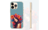 Silikonska maskica - Flower Hair - plava - S280 234904
