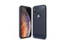 Silikonska Carbon Maskica za iPhone XR - Plava 224235