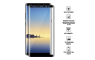 Zaštitno Staklo za ekran za Galaxy Note 8 (3D) - (Prozirno sa crnim rubovima) 34040