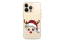 Silikonska Maskica za mobitel - "Deer with Christmas Cap" - winter67 222525